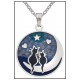 NECKLACE CATS ON MOON